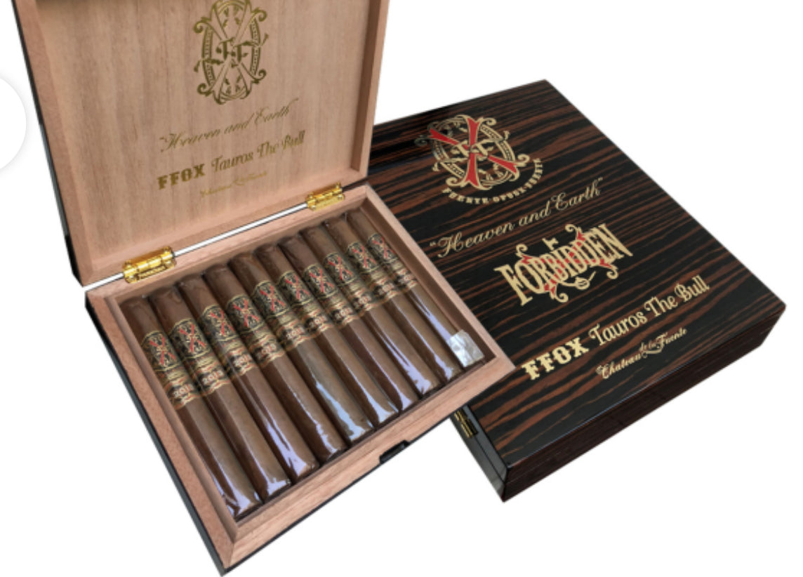Arturo Fuente Opus Tauros the Bull Maduro Humidor Box Of 10 Cigars