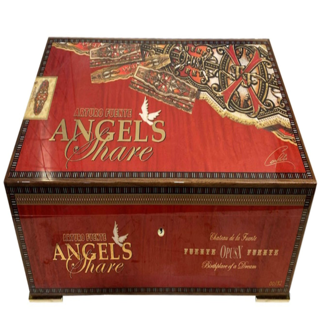 Arturo Fuente Opus X Angel Share “Stairway to Heaven” Red Humidor – by Elie Bleu 60 Cigars - cityofcigars.com