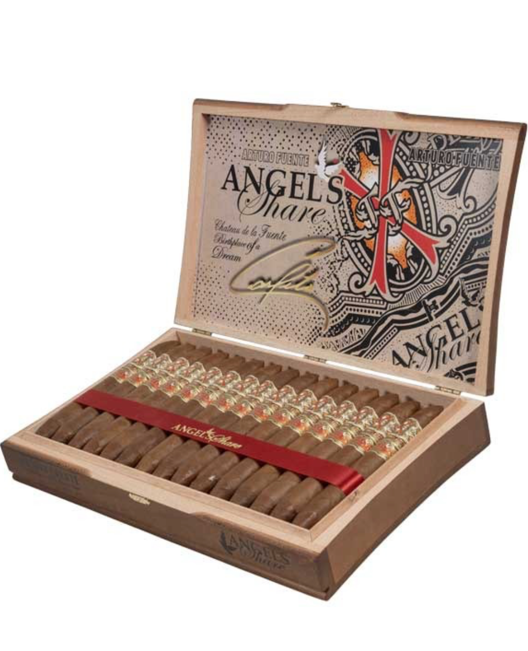 Arturo Fuente Elie Bleu OpusX Angel's Share Red Sycamore Humidor
