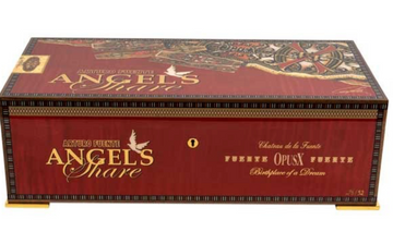 Arturo Fuente Elie Bleu OpusX Angel's Share Red Sycamore Humidor