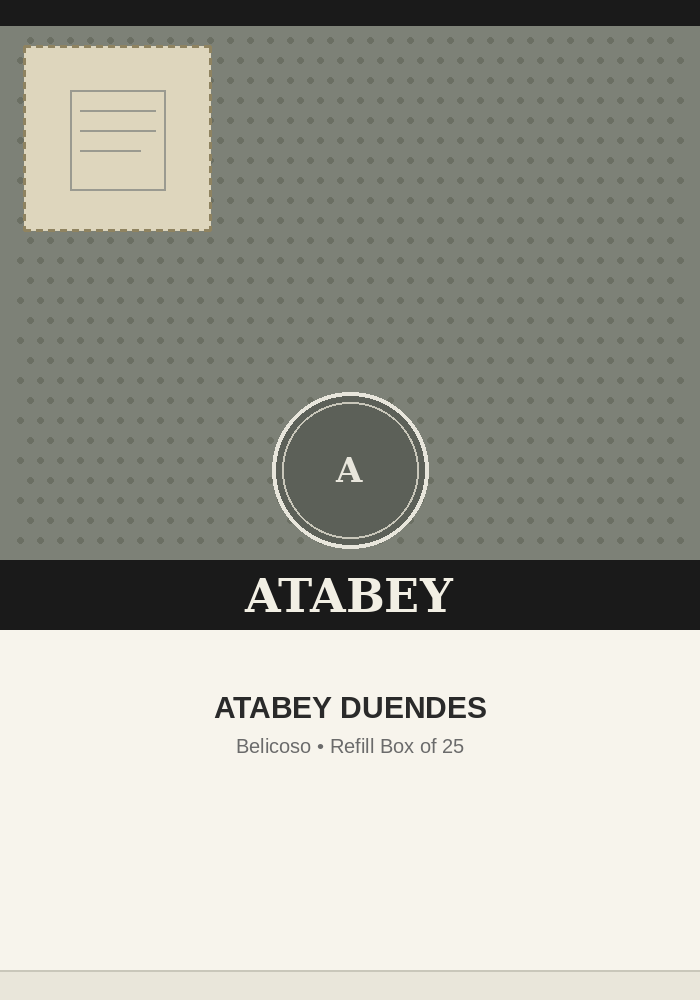 Atabey Duendes Belicoso Refill Box Of 25 Cigars