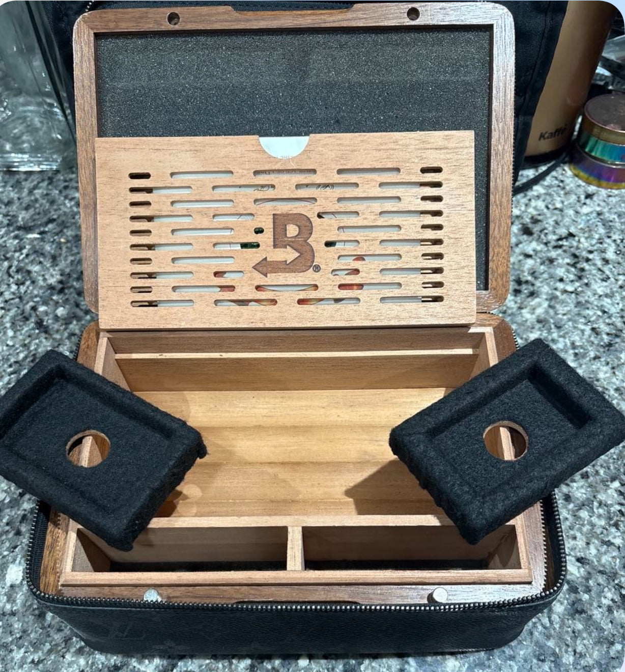 LOUIS VUITTON TRAVEL CIGAR CASE HUMIDOR