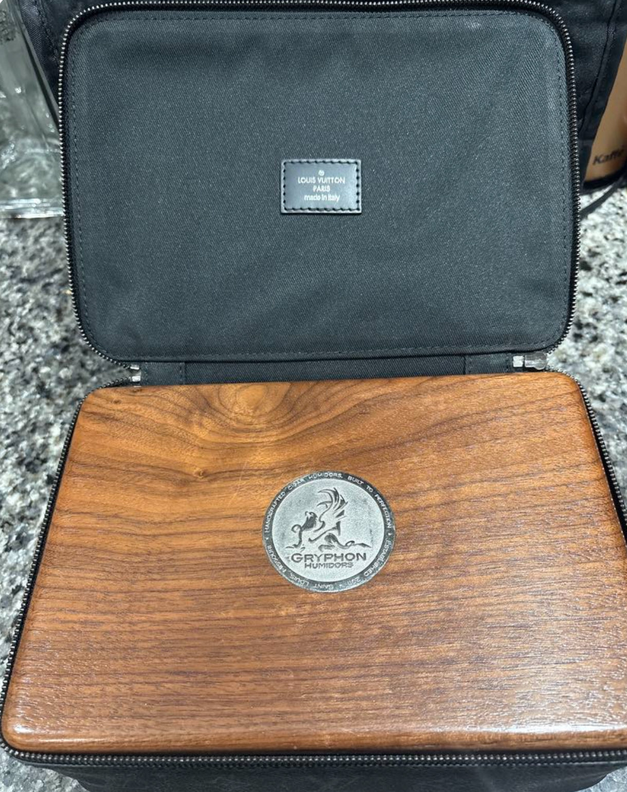 LOUIS VUITTON TRAVEL CIGAR CASE HUMIDOR
