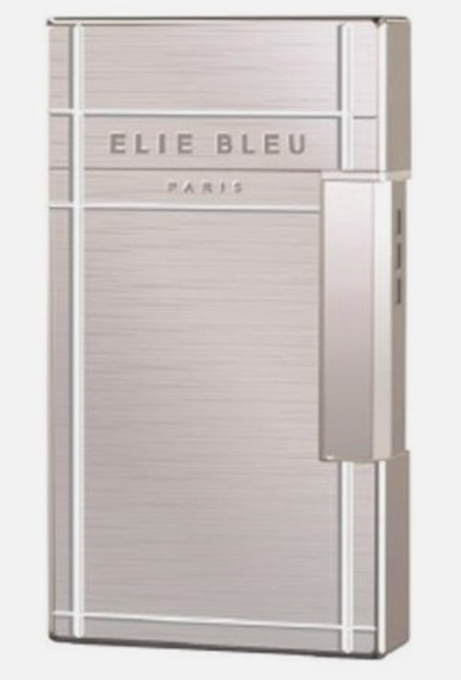 Elie Bleu J-14, Brushed Palladium Jet Flame Lighter, EBJ1400, New In Box
