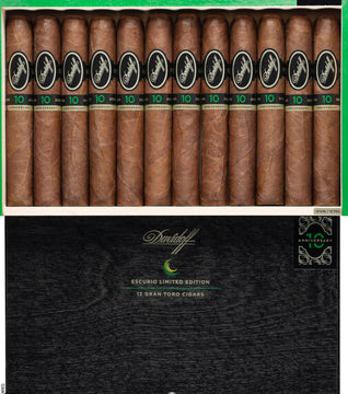 Davidoff Escurio 10th Anniversary LE Gran Toro Box Of 12 Cigars