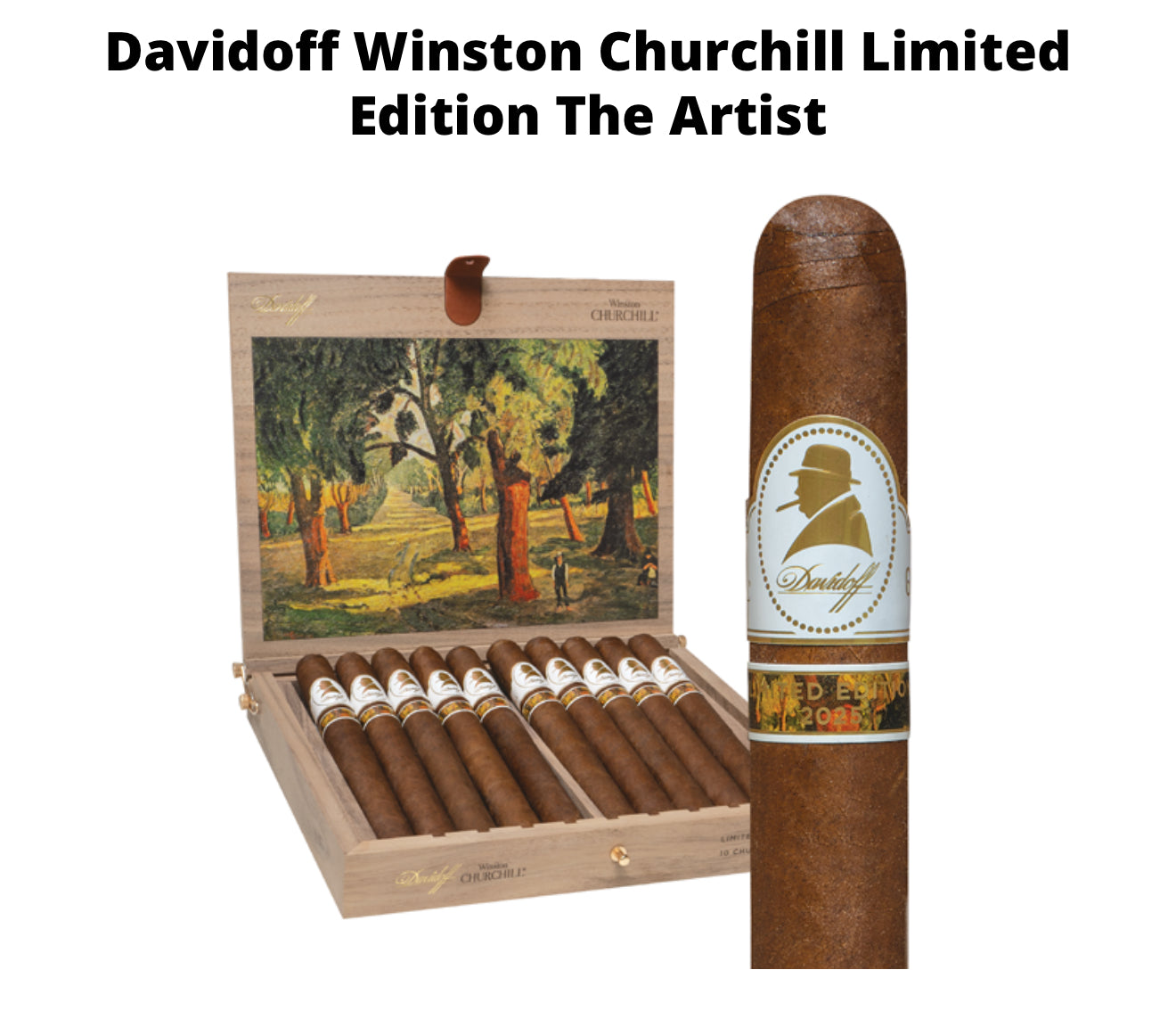 Davidoff Winston Churchill Limited Edition The Artist Box Of 10 Cigars