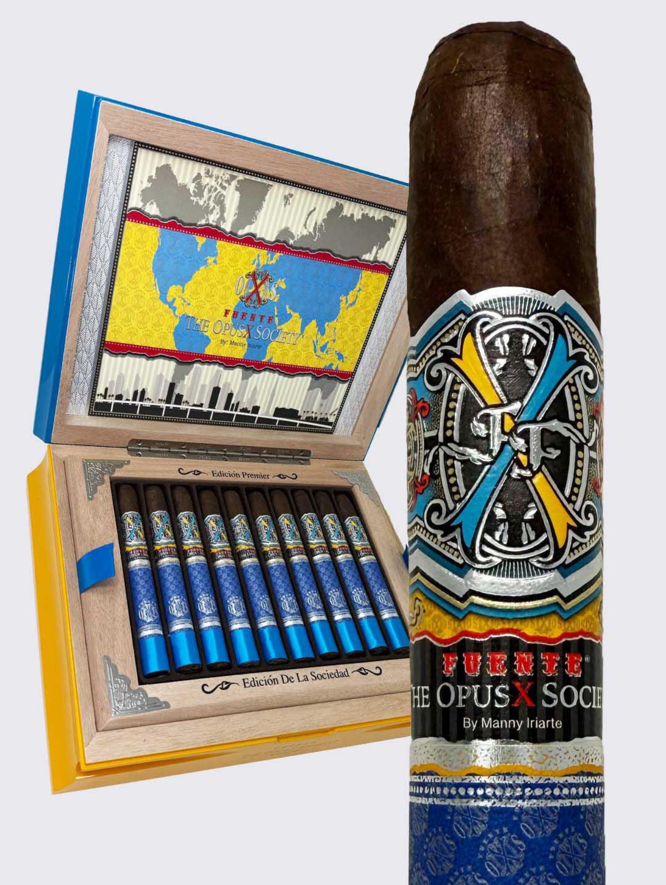0039 Arturo Fuente The Opus X Society by Manny Iriarte Box Of 20 Cigars