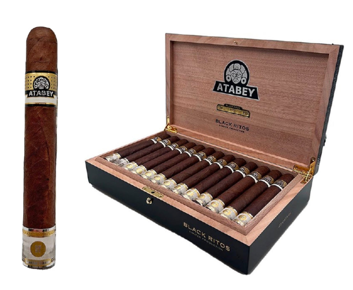 Atabey Black Ritos (6 1/8 x 55) Box Of 25 Cigars