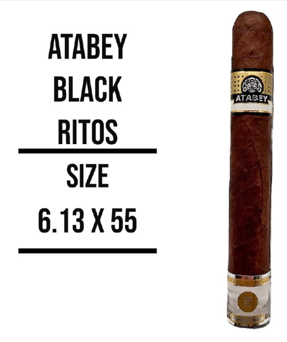Atabey Black Ritos (6 1/8 x 55) Single Cigar