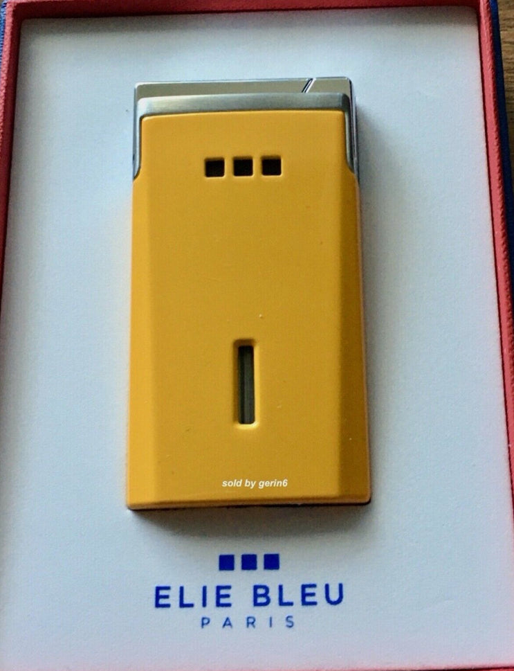 ELIE BLEU LACQUER J-15 TORCH FLAME SINGLE JET CIGAR LIGHTER EBJ1508