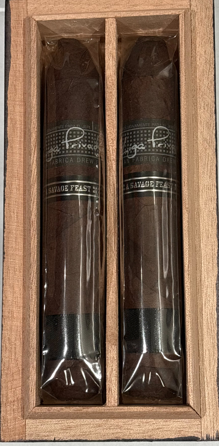 Drew Estate Liga Privada 10-Year Anniversario – A Savage Feast 2 Perfecto Cigars