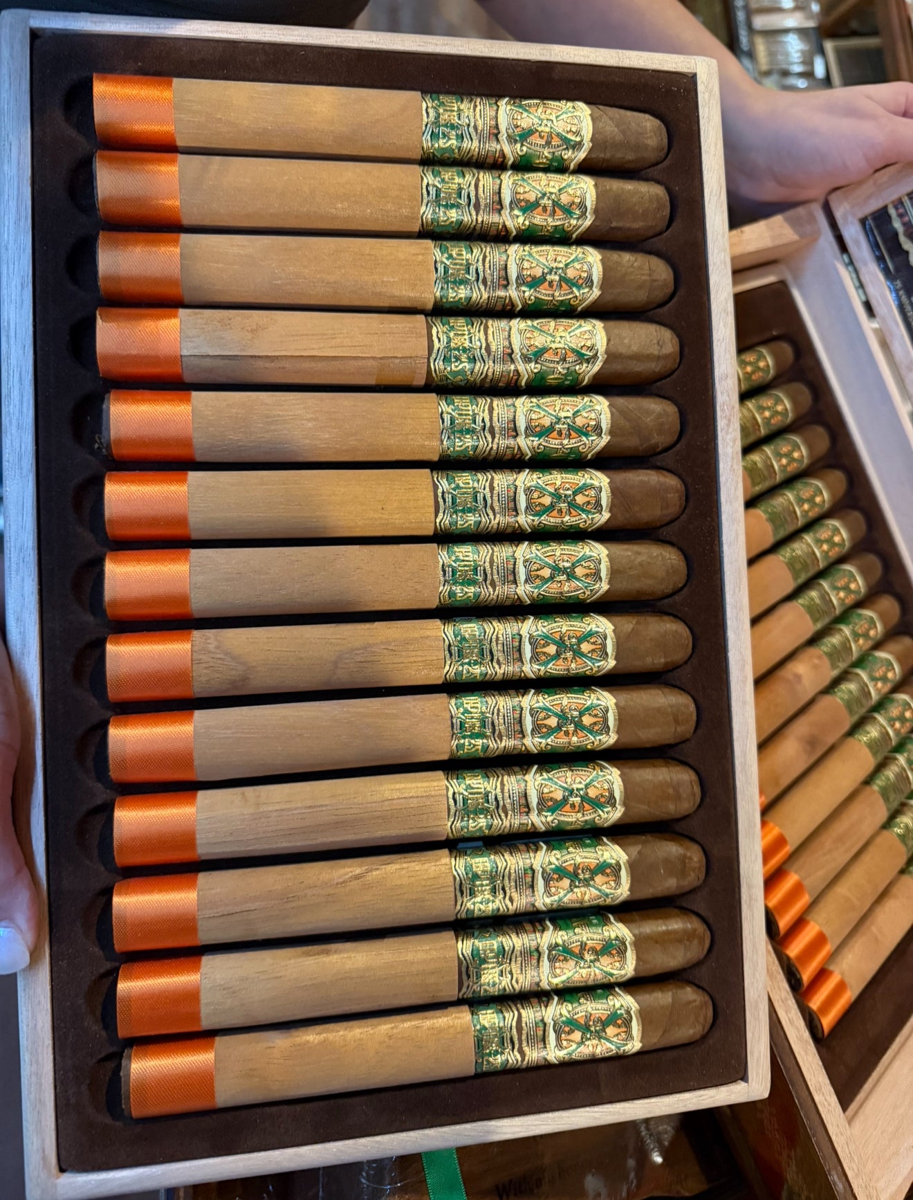 Arturo Fuente OpusX 25th Aniversario Tributo Churchill Box Of 25 Cigars