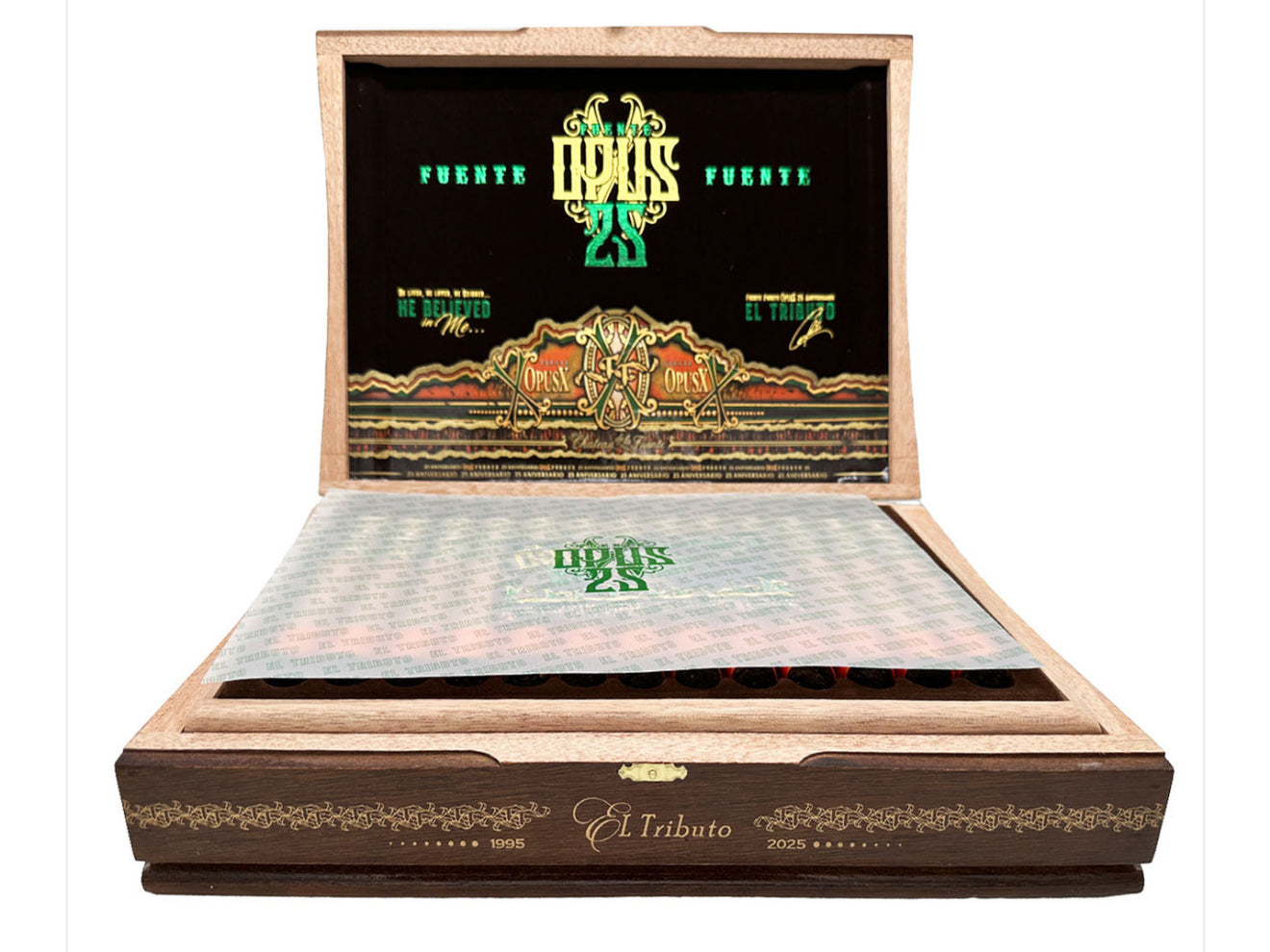 Arturo Fuente OpusX 25th Aniversario Tributo Box Of 25 Cigars