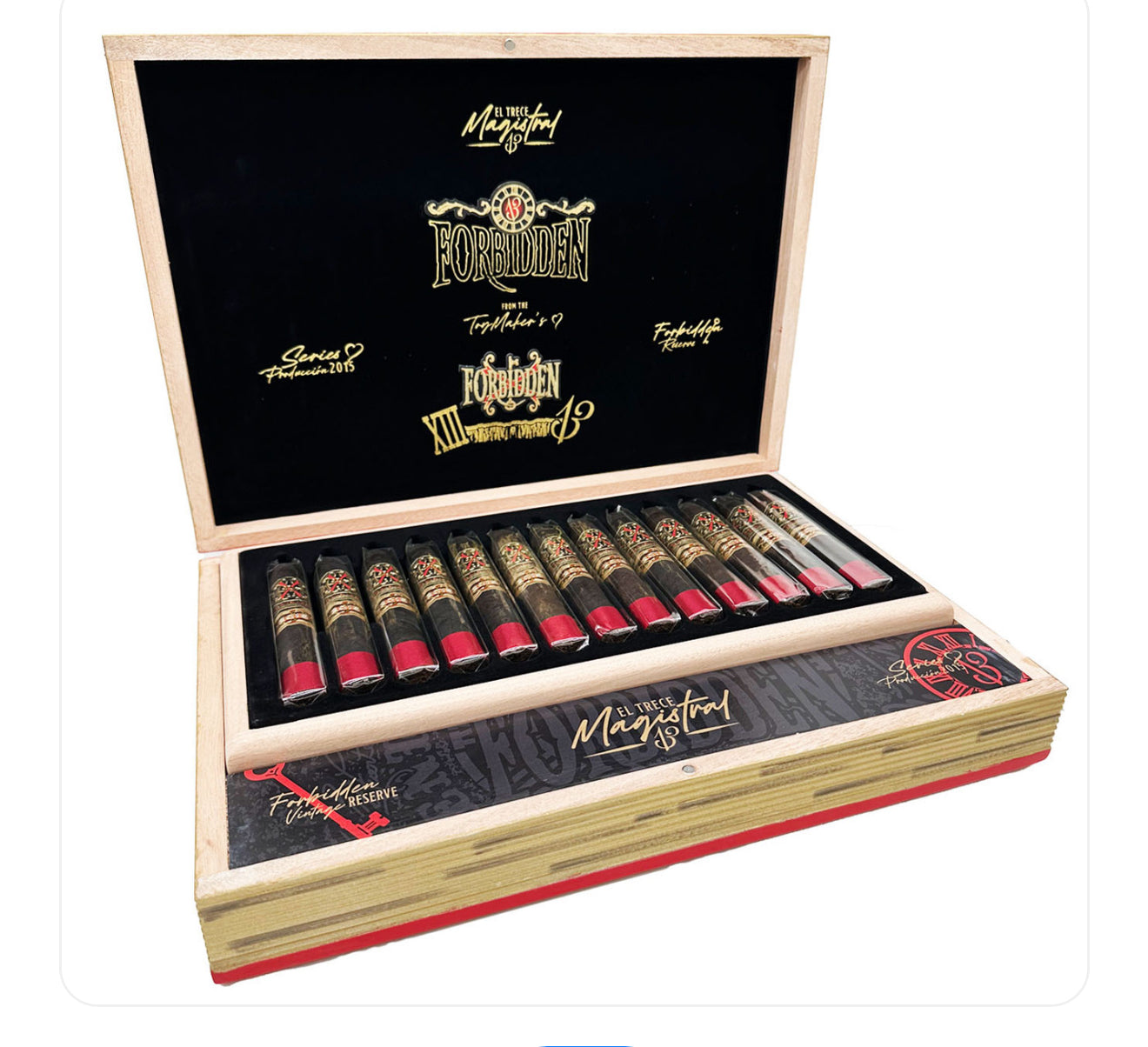 Arturo Fuente Opus X FORBIDDEN X EL TRECE MAGISTRAL 13 Box Of 26 Cigars