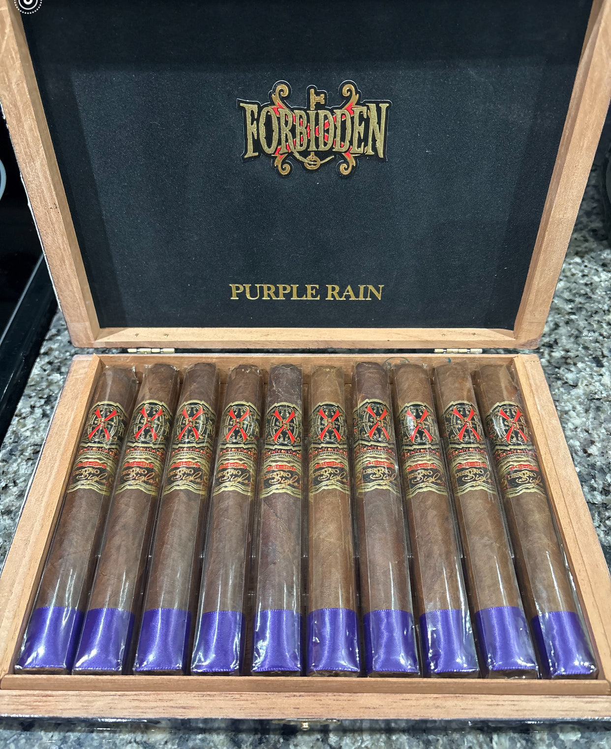 Arturo Fuente Opus X Purple Rain Toro Destino Siglo Maduro 2024 Event Only Single Cigars