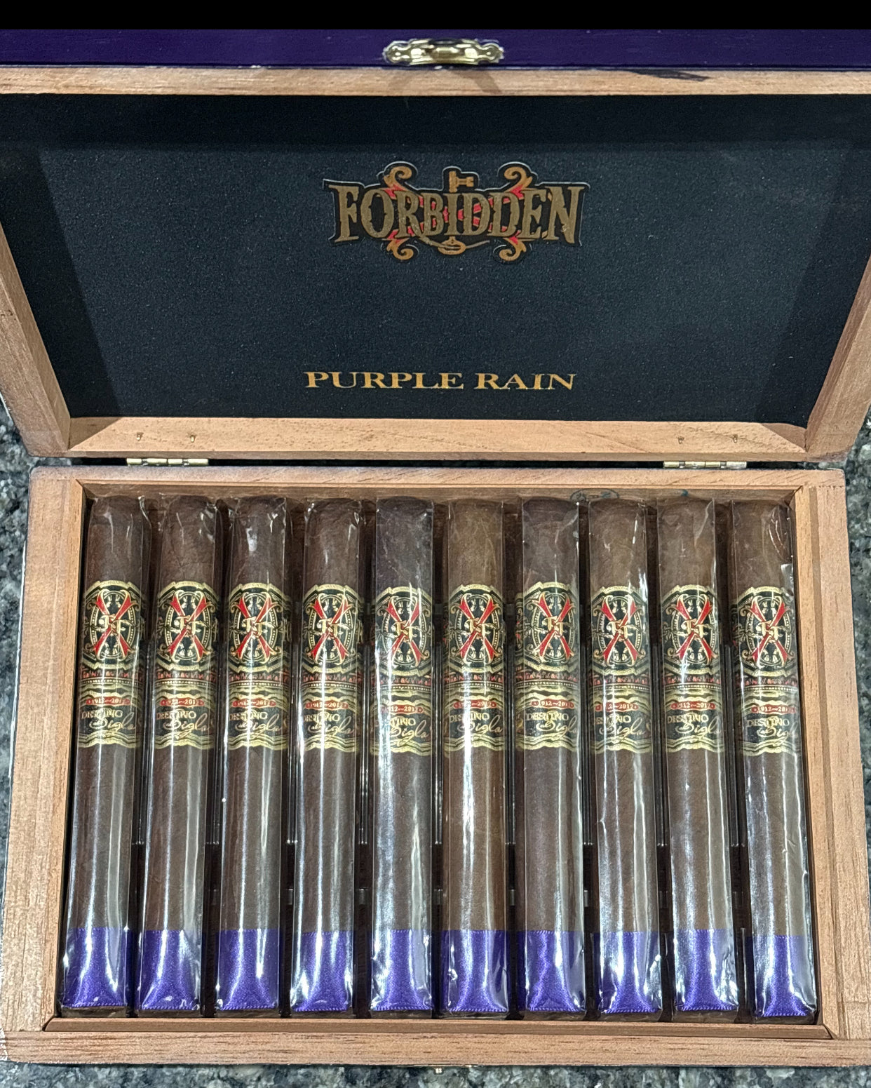 Arturo Fuente Opus X Purple Rain Toro Destino Siglo Maduro 2024 Event Only Single Cigars