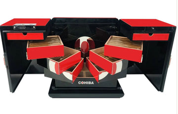 Cohiba Biometric Humidor + 106 Cigars