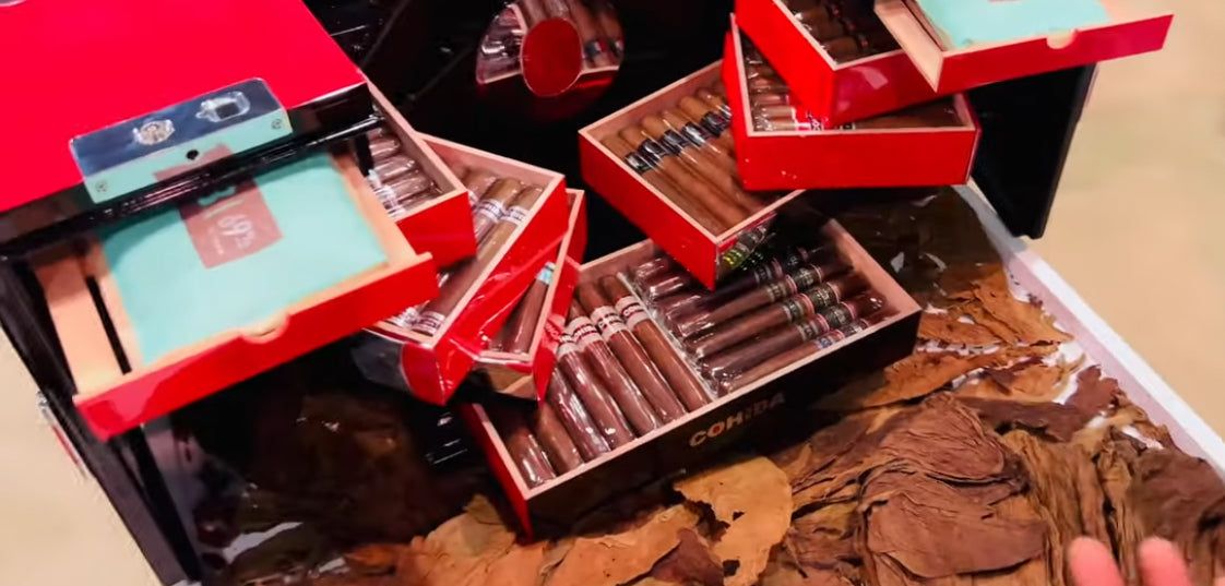 Cohiba Biometric Humidor + 106 Cigars
