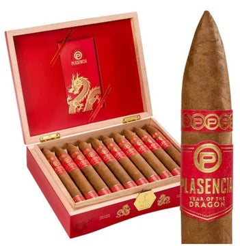 0059 Plasencia Year of the Dragon Torpedo Box Of 10 Cigars