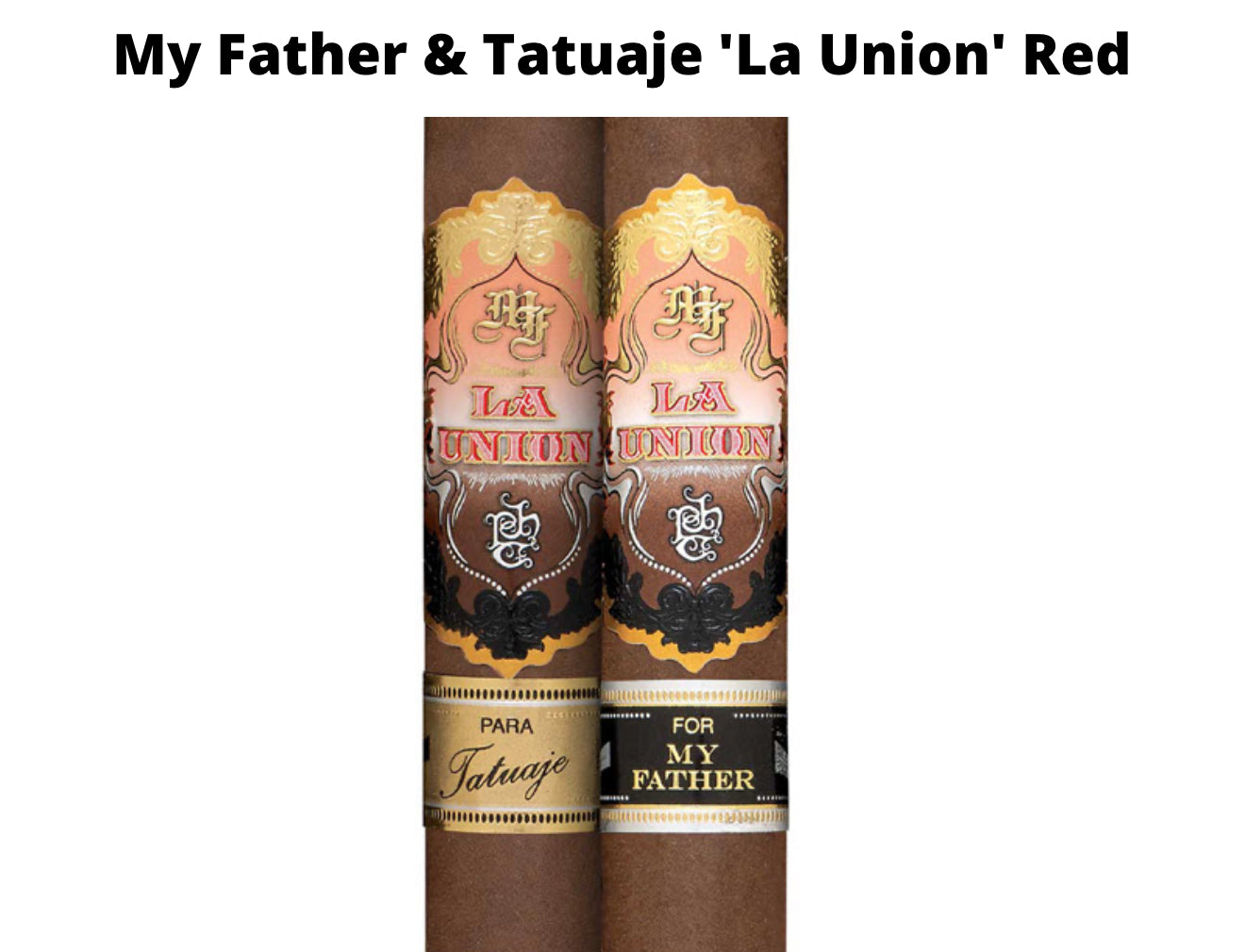 My Father & Tatuaje 'La Union' Red Humidor Box Of 40 + Cutter