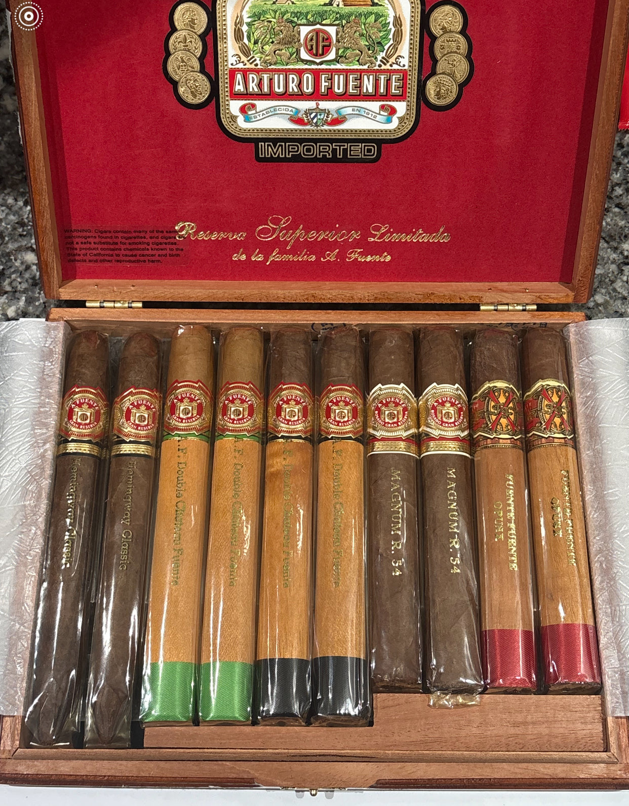 Arturo Fuente Sampler Holiday Collection 2012 Extra Special Reserve (10er Sampler)