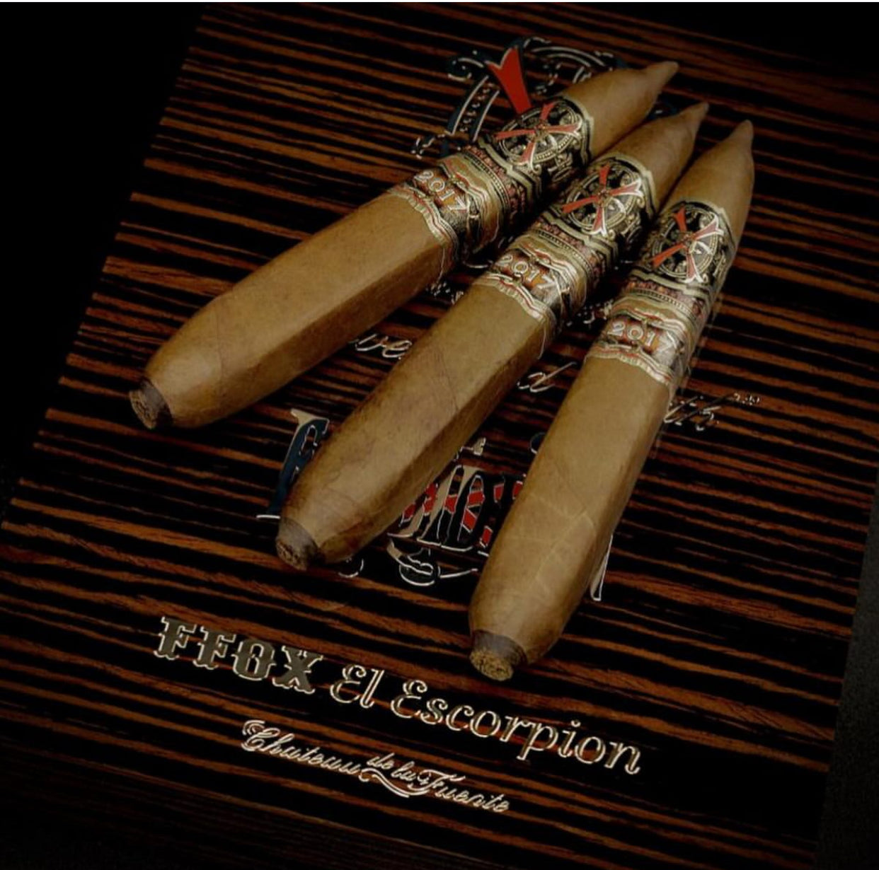 Arturo Fuente OpusX 2024 Rare Black “The Best is Yet to Come” Humidor set