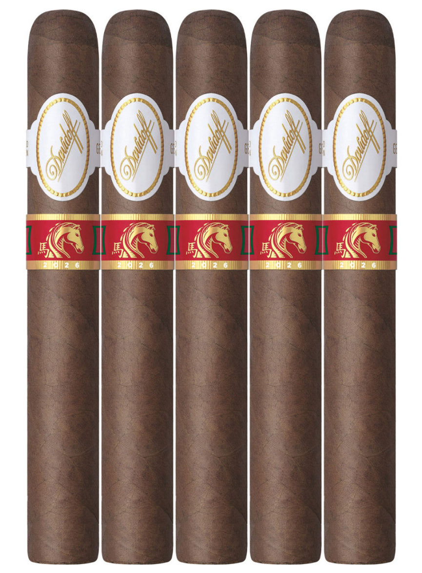 Davidoff Year of the Horse LE 2026 (6 1/2 x 55) Pack Of 5 Cigars PRE-ORDER