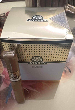 Atabey Divinos Short Robusto 4"2/5 * 50 Box Of 25 Cigars + Free Gift 1 Atabey Black Ritos Cigar