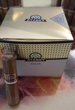 Atabey Idolos 4" * 55 Box Of 25 Cigars + Free Gift 1 Atabey Black Ritos Cigar