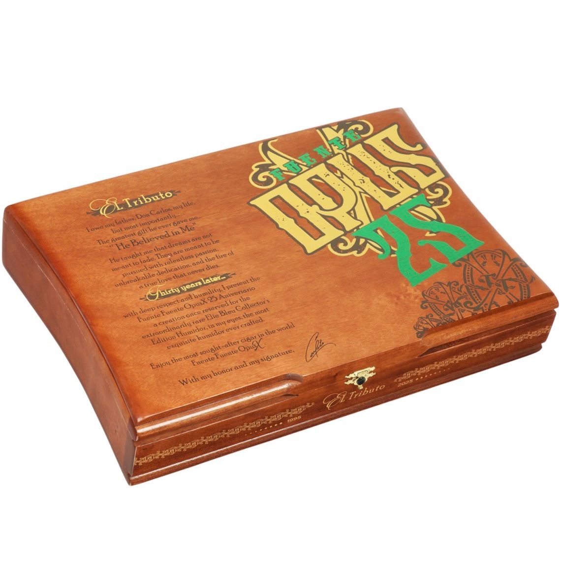 Arturo Fuente OpusX 25th Aniversario Tributo Box Of 25 Cigars