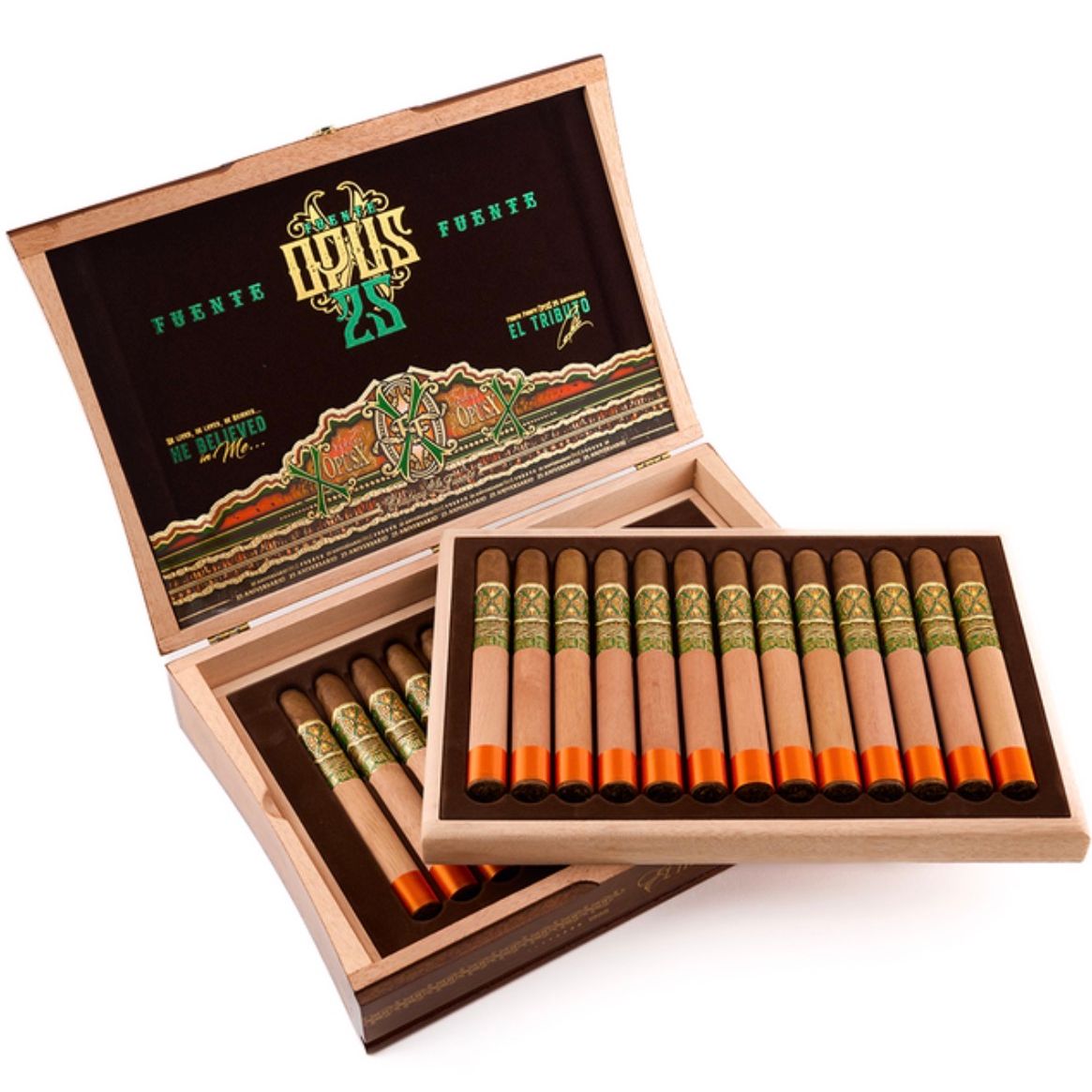 Arturo Fuente OpusX 25th Aniversario Tributo Box Of 25 Cigars