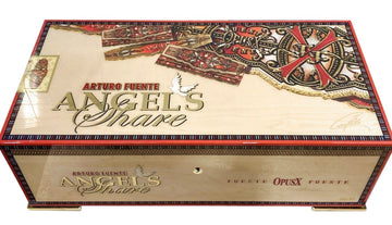Arturo Fuente Elie Bleu OpusX Angel’s Share “ Natural Sycamore “ Humidor + 60 Limited Release “Stairway To Heaven” Cigars