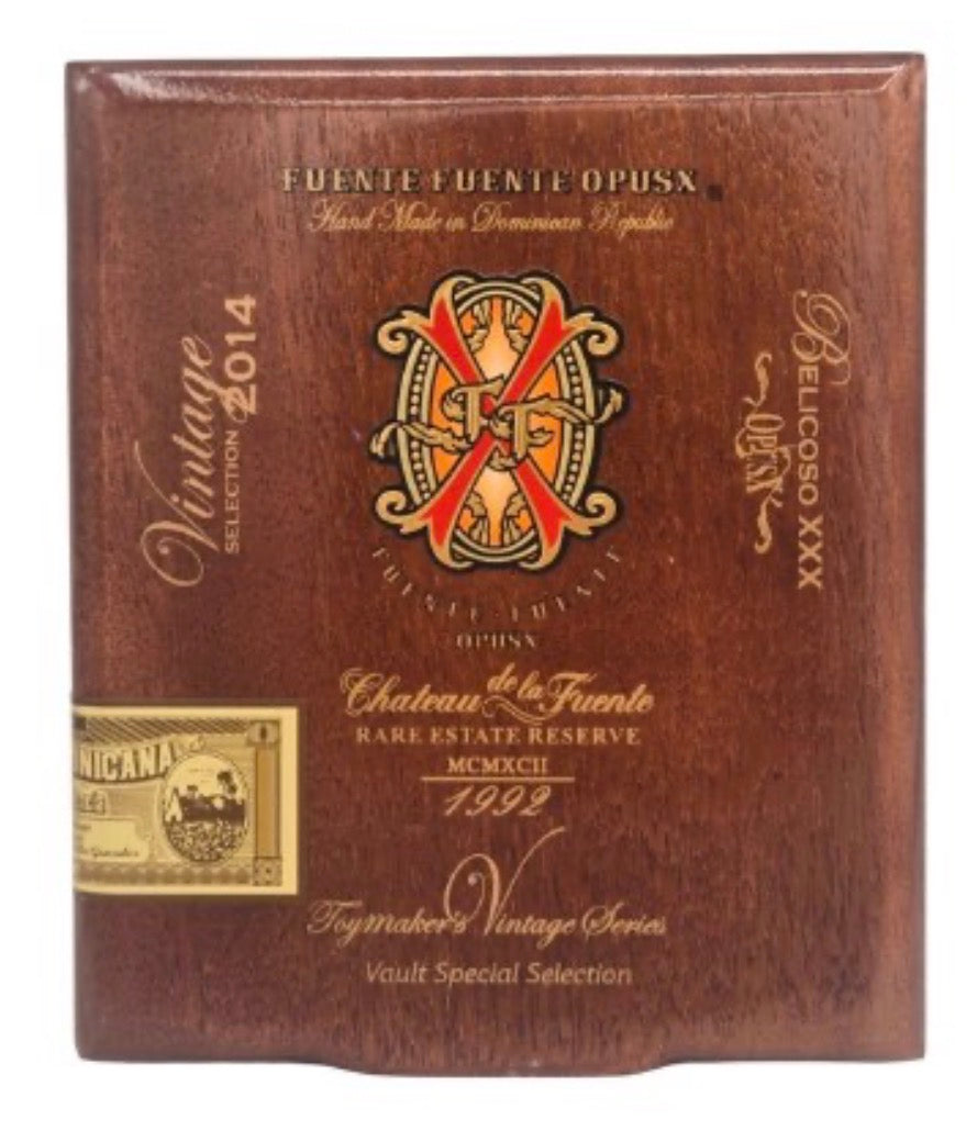 Opus X ToyMaker Vintage Series Belicoso XXX 2014 4-5/8 x 49 Box Of 5 Cigars
