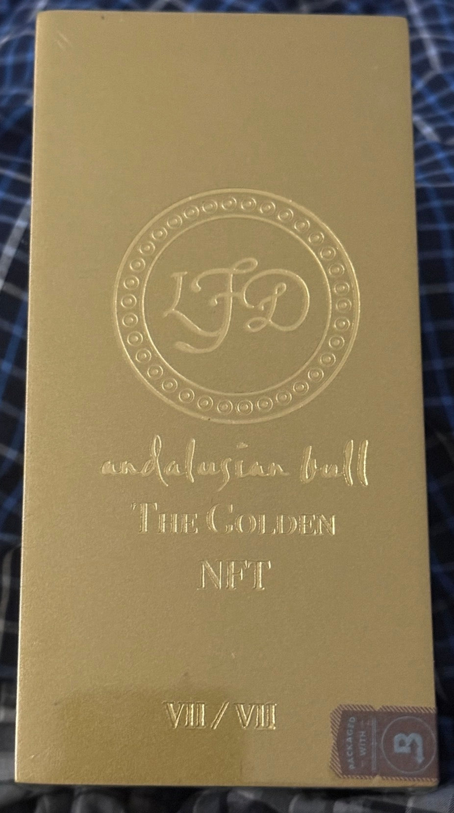 La Flor Dominicana Andalusian Bull Golden NFT VII/VII Lucky 7 Box Of 14 Cigars