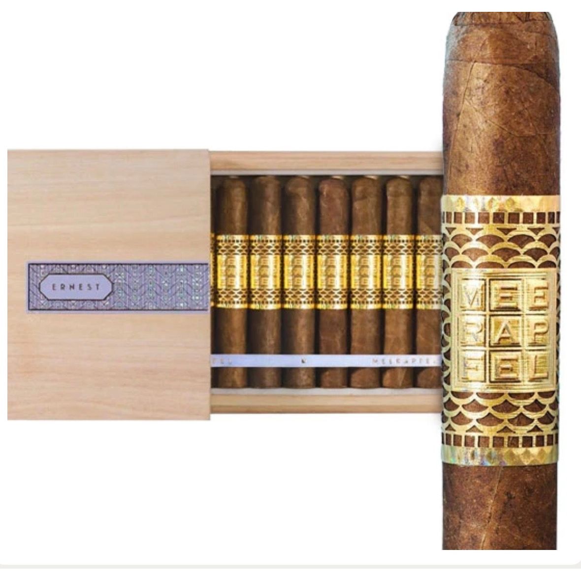 Meerapfel Cigar Ernest Master Blend Lancero - Box of 25 Cigars