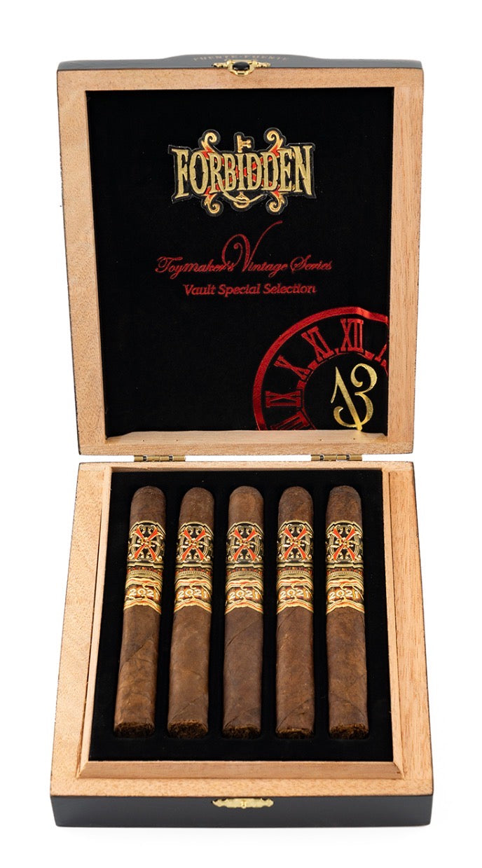 Arturo Fuente Opus X ToyMaker Vintage Series Forbidden Fuente Fuente 2021 Box Of 5 Cigars (Copy)