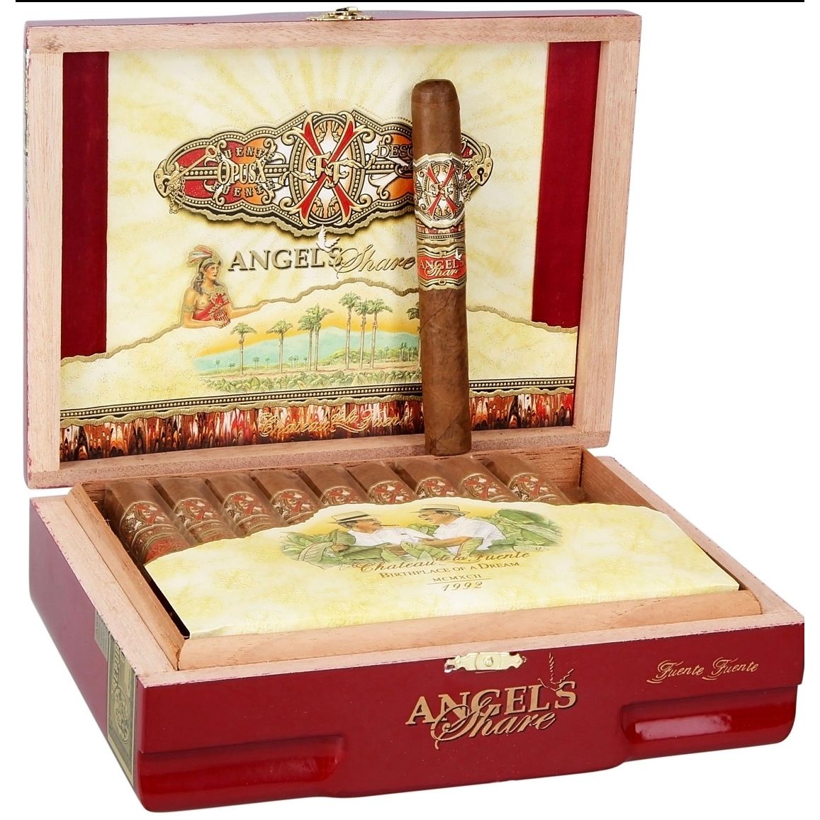 Arturo Fuente Opus X Angels Share Fuente Box Of 32 Cigars