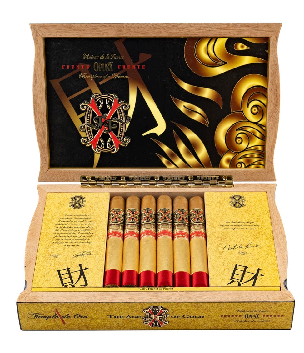 Arturo Fuente Fuente Opus X Forbidden X Templo De Oro #1 Box Of 20 Cigars