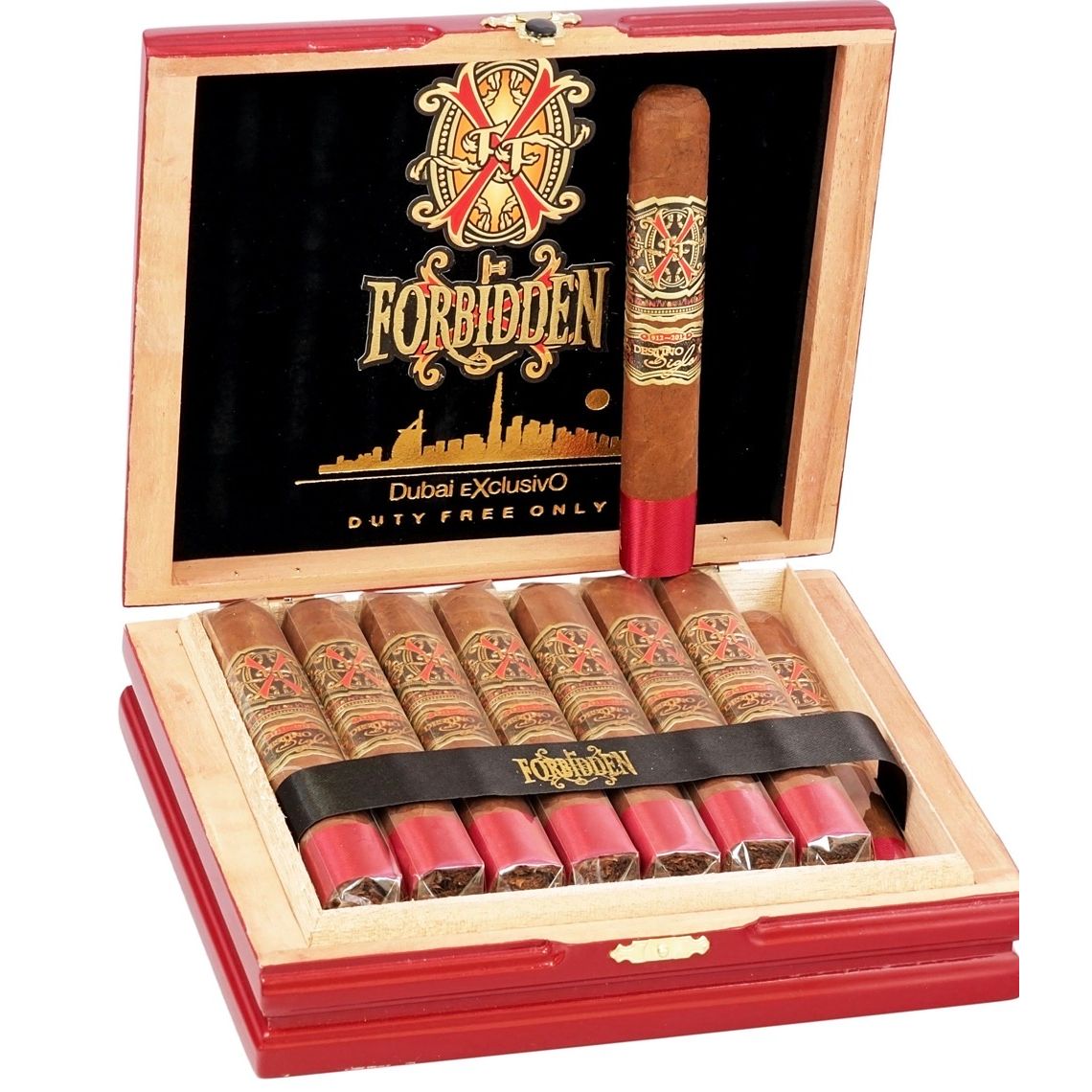 Arturo Fuente OpusX Dubai Exclusivo Red #52 Box of 15 Cigars