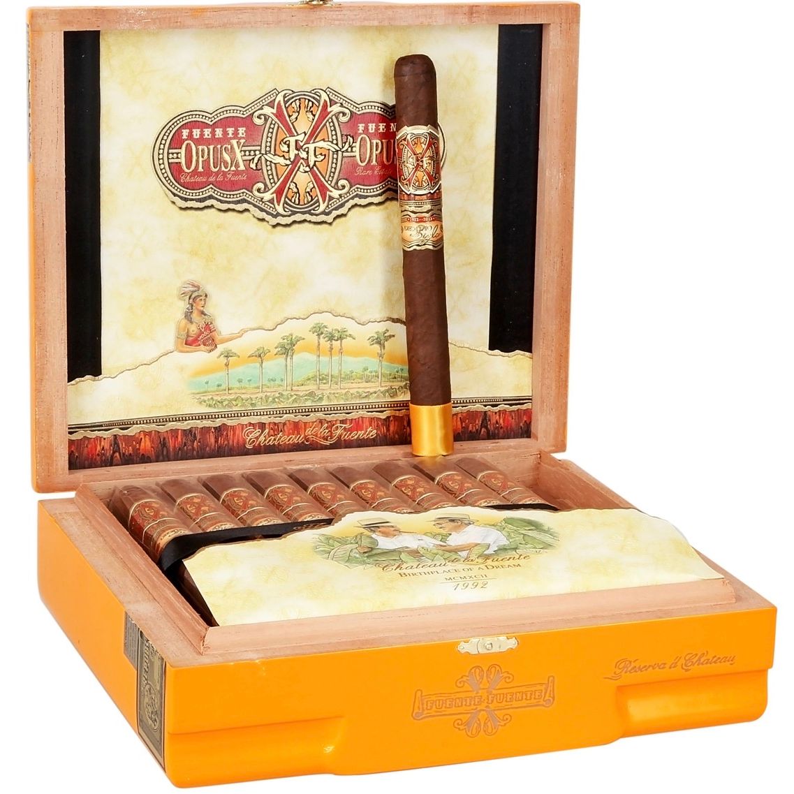 Arturo Fuente Opus X OXO Oro Oscuro Reserva d'Chateau Box Of 32 Cigars
