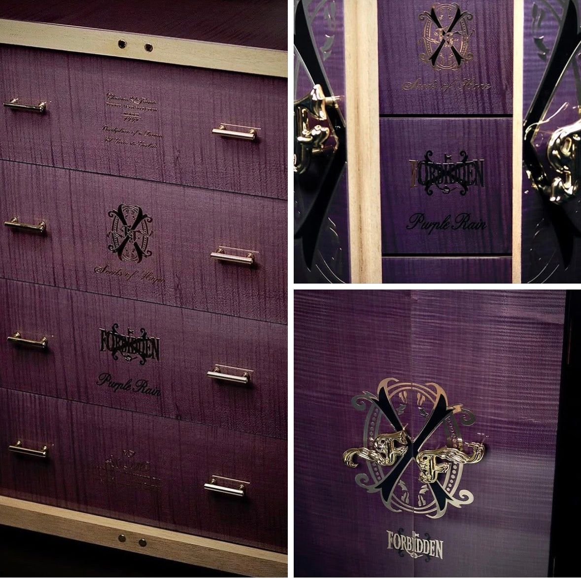 LIMITED EDITION OPUSX PURPLE RAIN “DREAM” HUMIDOR BY PROMETHEUS