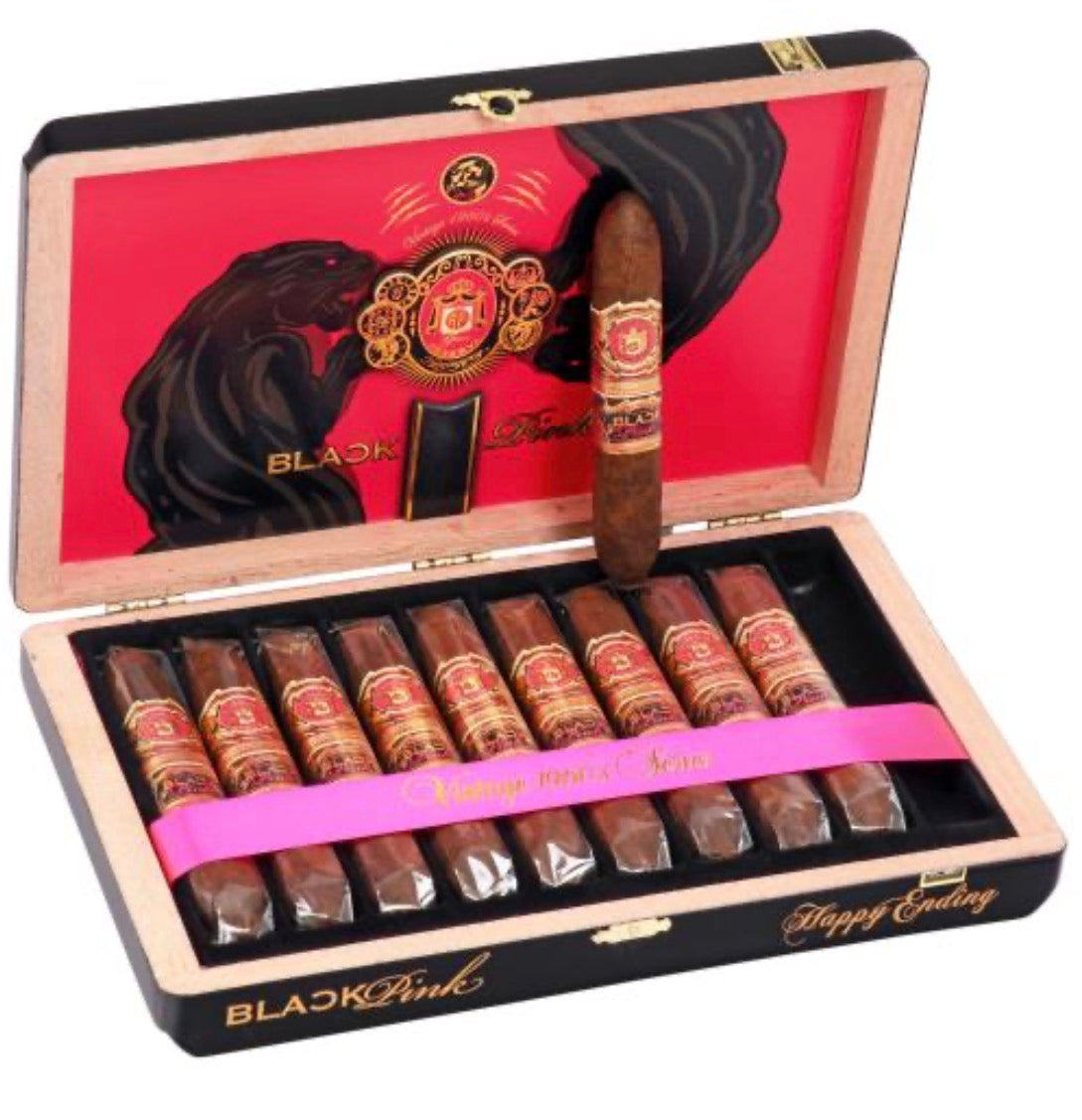 Arturo Fuente Rare Pink VS Black Pink Happy Ending 5