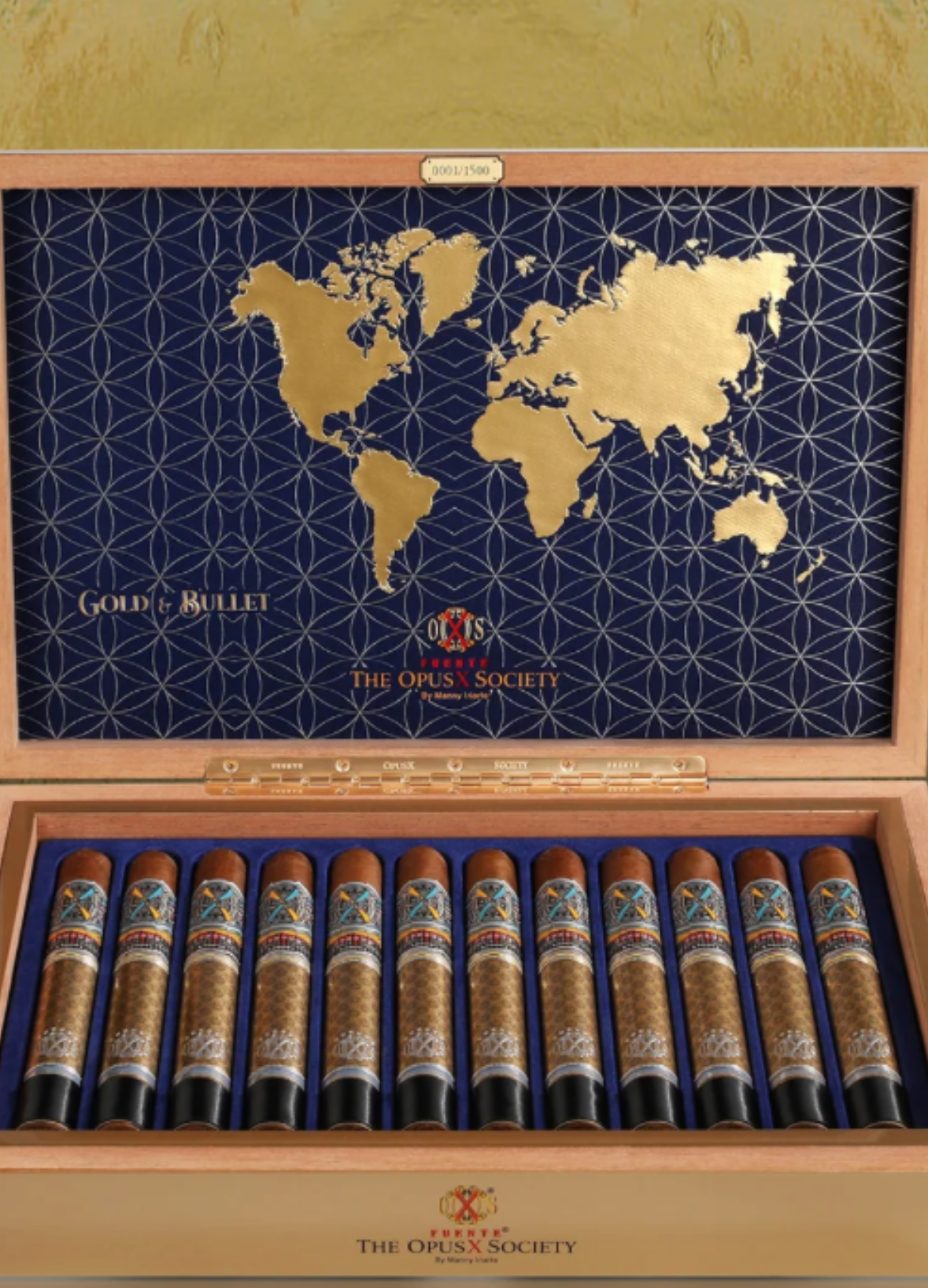 Arturo Fuente OpusX Society Gold Bullet Toro - Box of 12 Cigars