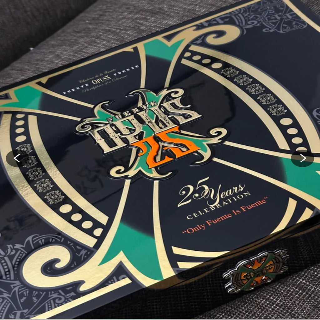 Arturo Fuente Opus X 25th Anniversary Perfecto OpusX La Familia X to the 25th Power 20 Coffins  XX With Cigars