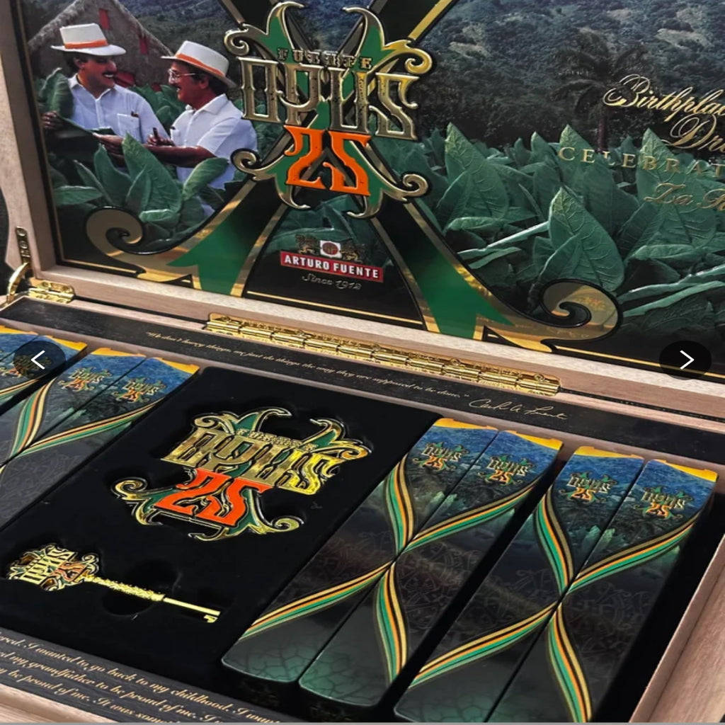 Arturo Fuente Opus X 25th Anniversary Perfecto OpusX La Familia X to the 25th Power 20 Coffins  XX With Cigars