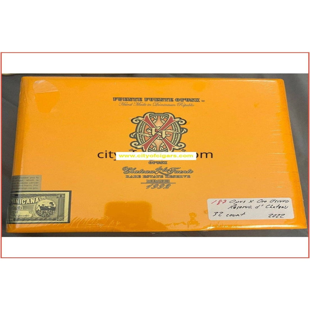Arturo Fuente Opus X Rosado Oro Oscuro Reserva D Chateau Cigars