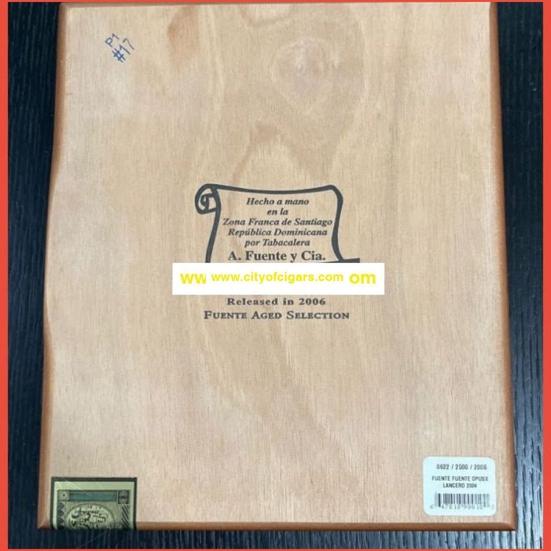 Arturo Fuente OpusX Lancero 2004 Gift Box Of Cigars “Box Of 4” - cityofcigars.com