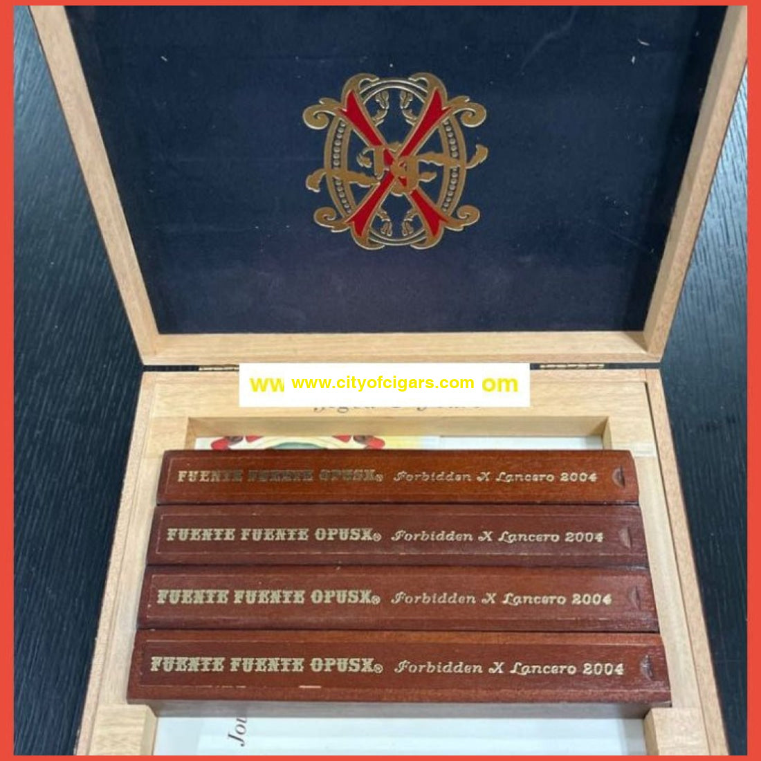 Arturo Fuente OpusX Lancero 2004 Gift Box Of Cigars “Box Of 4” - cityofcigars.com