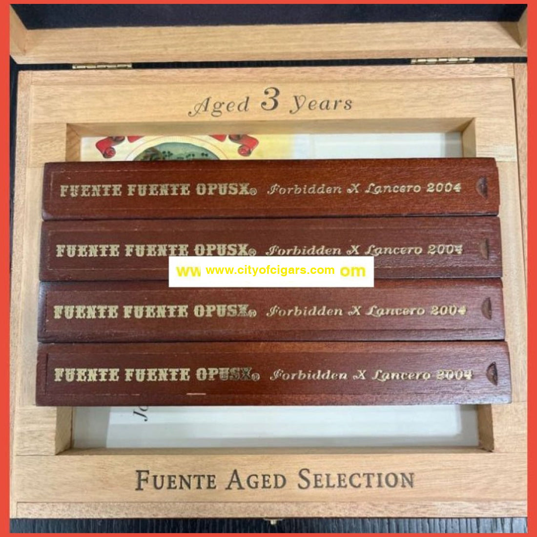 Arturo Fuente OpusX Lancero 2004 Gift Box Of Cigars “Box Of 4” - cityofcigars.com