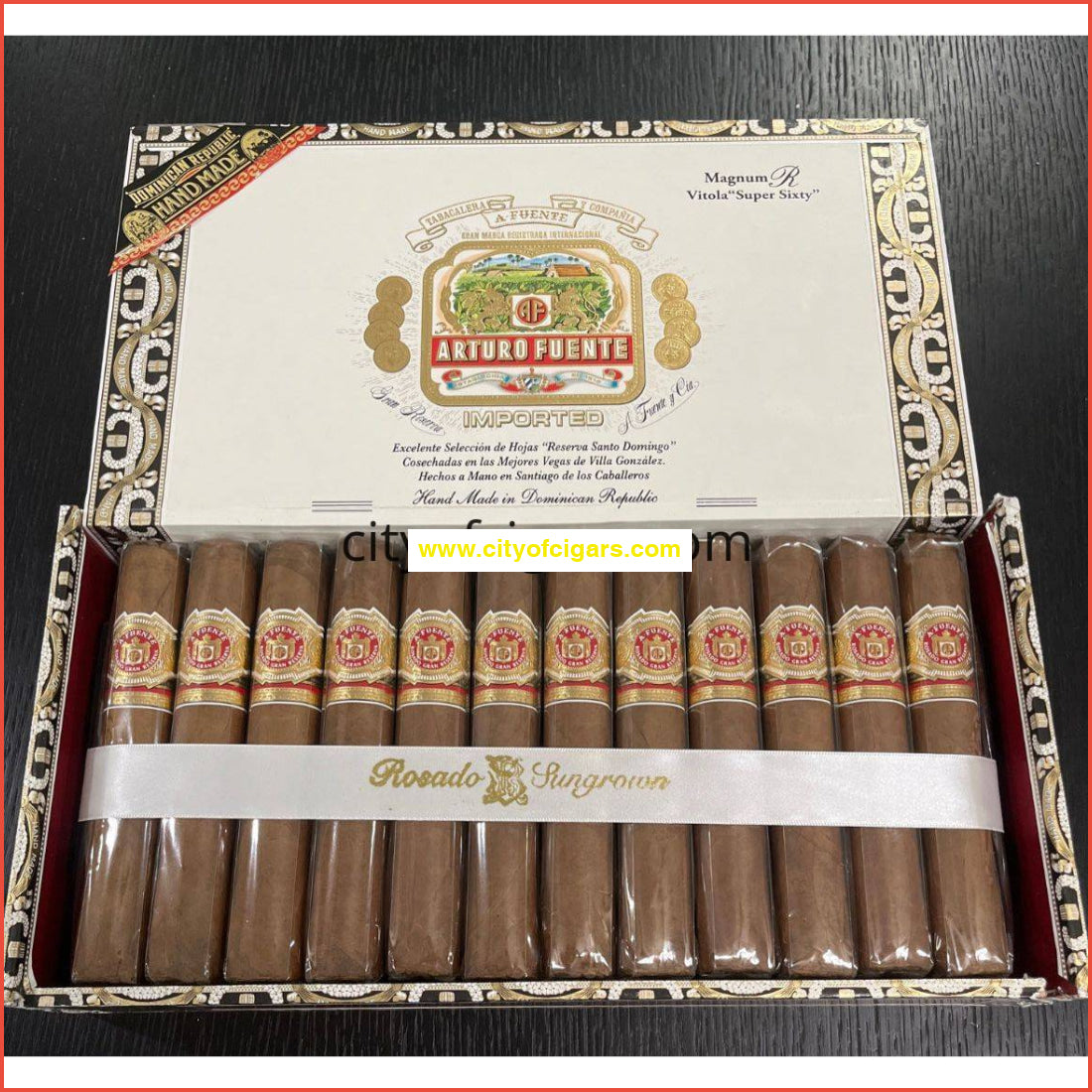 Arturo Fuente Rosado Sungrown Magnum R Super Sixty Cigars